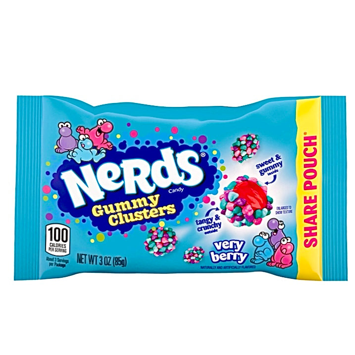 Nerds Gummy Clusters Very Berry 85g