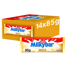 Load image into Gallery viewer, Milkybar Gold Caramel Flavour White Chocolate Bar 85g UK
