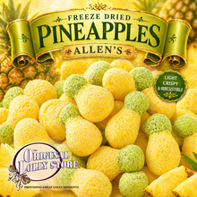 Load image into Gallery viewer, Freeze Dried Pineapples - Allen’s
