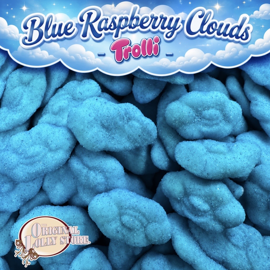Blue Raspberry Clouds - Trolli – The Original Lolly Store