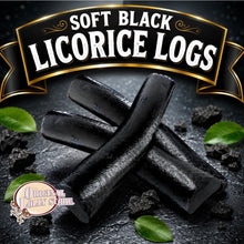 Load image into Gallery viewer, Soft Black Licorice Logs
