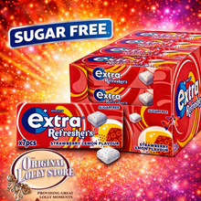 Load image into Gallery viewer, Extra Refreshers Strawberry Lemon Sugar free Gum Wrigley’s (BB 23/11/25) CLEARANCE
