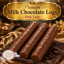 Load image into Gallery viewer, Premium Milk Chocolate licorice Logs - Pink Lady
