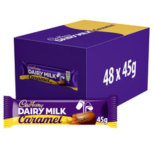 Load image into Gallery viewer, Cadbury Dairy Milk Caramel Chocolate Bar 45g UK
