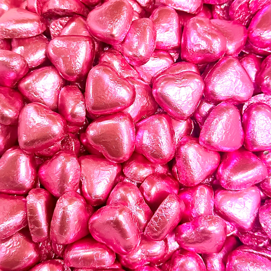 Pink Chocolate Hearts