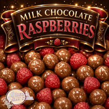 Load image into Gallery viewer, Milk Chocolate Raspberries - Premium
