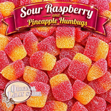 Load image into Gallery viewer, Sour Raspberry and Pineapple Humbugs
