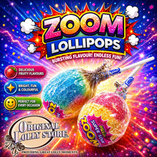 Load image into Gallery viewer, Super Sour Zoom Lollipop

