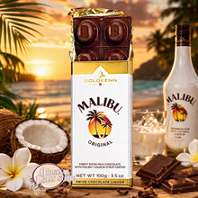 Load image into Gallery viewer, Goldkenn Malibu Chocolate Block 100g
