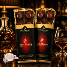 Load image into Gallery viewer, Goldkenn Remy Martin Milk Chocolate Block 100g

