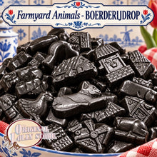 Load image into Gallery viewer, Dutch Licorice Farmyard Animals - BOERDERIJDROP
