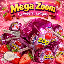 Load image into Gallery viewer, Mega Zoom Strawberry Lollipop

