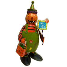 Load image into Gallery viewer, Pumpkin Metal Bobbling Figurine

