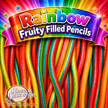 Load image into Gallery viewer, Rainbow Fruity Filled Straws
