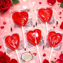 Load image into Gallery viewer, Red Heart Lollipops
