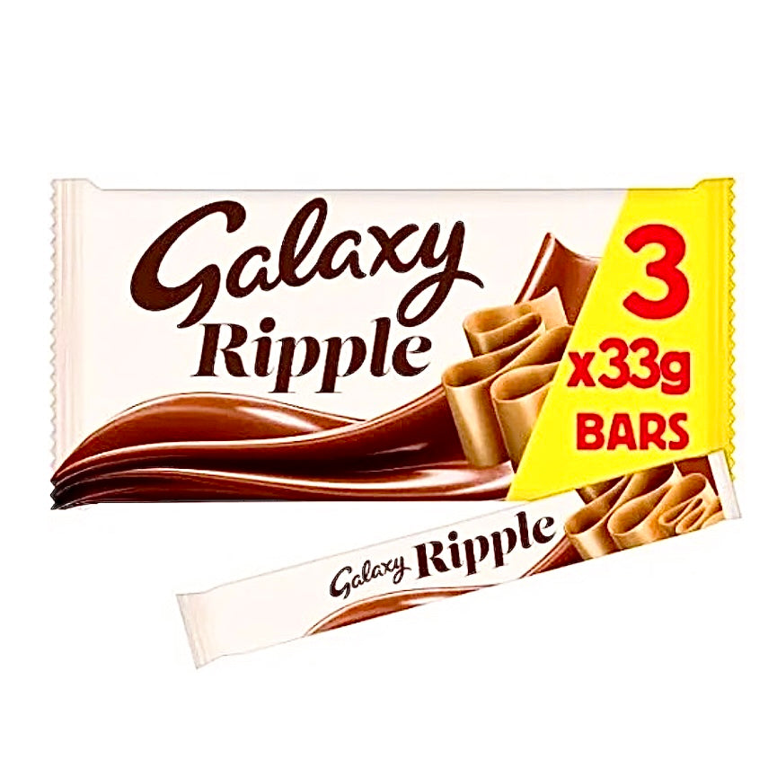 Galaxy Ripple Milk Chocolate Bars Multipack 3x30g