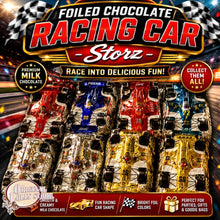 Load image into Gallery viewer, Foiled Chocolate Racing Car -  Storz
