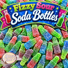 Load image into Gallery viewer, Fizzy Sour Soda Bottles - Trolli
