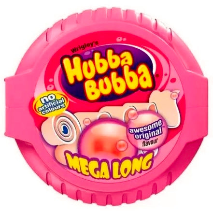 Pre-Order Hubba Bubba Fancy Fruit Bubblegum Mega Long Tape 56g
