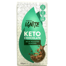 Load image into Gallery viewer, Keto Chocolate - Milk Roasted Almond 100g
