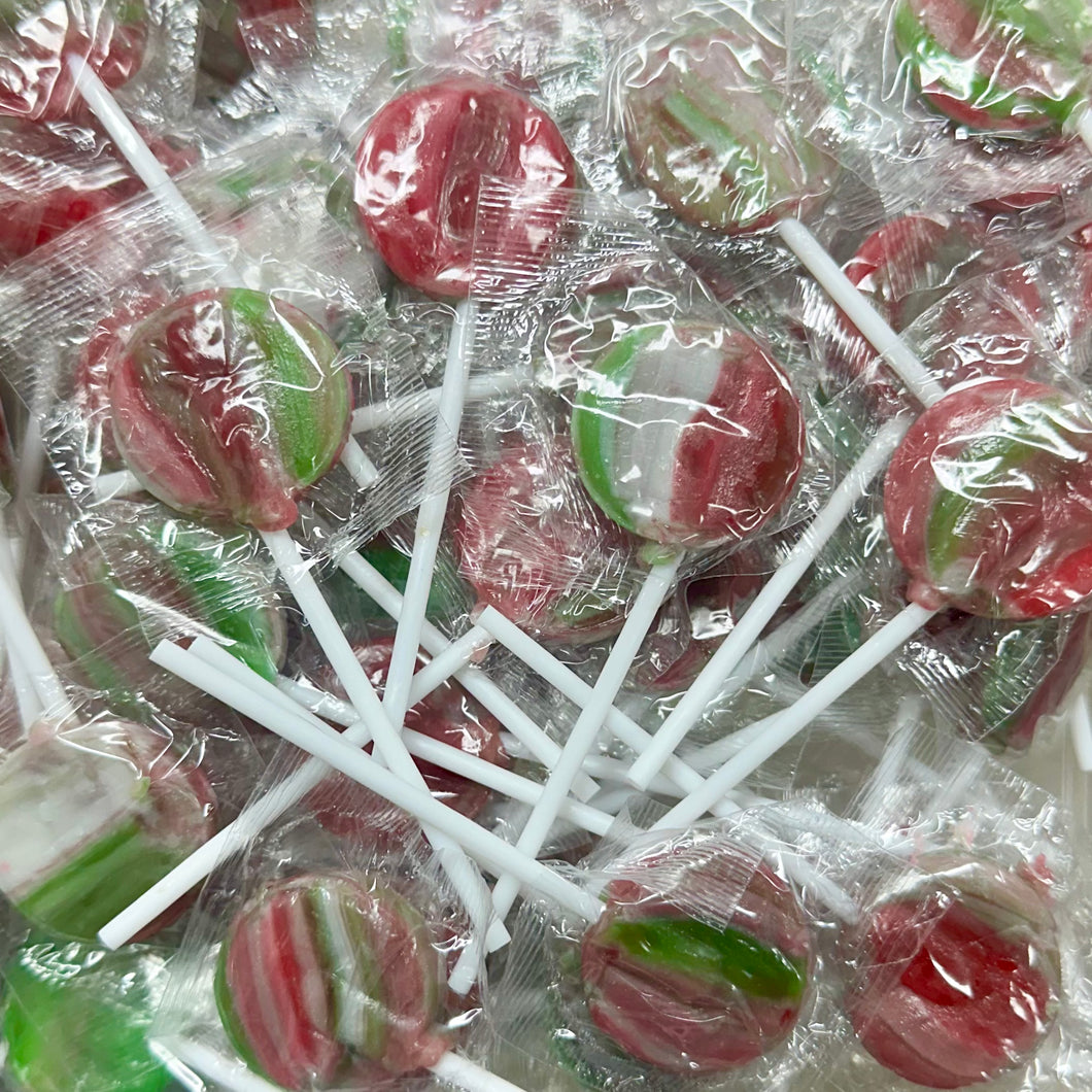 Rainbow Flat Lollipops 20pk