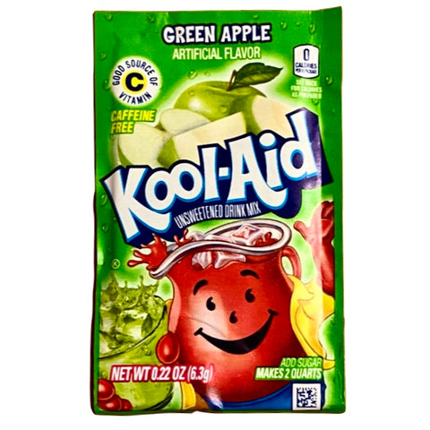 Kool-Aid Green Apple Drink Mix Unsweetened