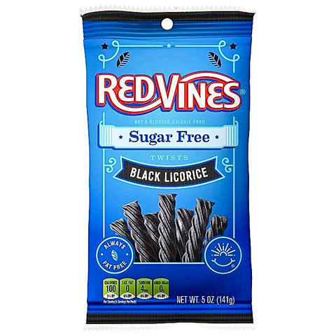 Red Vines Sugar-Free Black Licorice Twists 142g