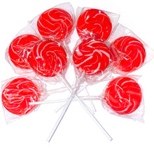 Load image into Gallery viewer, Red &amp; White Mini Lollipops
