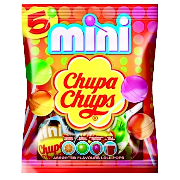 Chupa Chups 5 Assorted Flavour Mini Lollipops