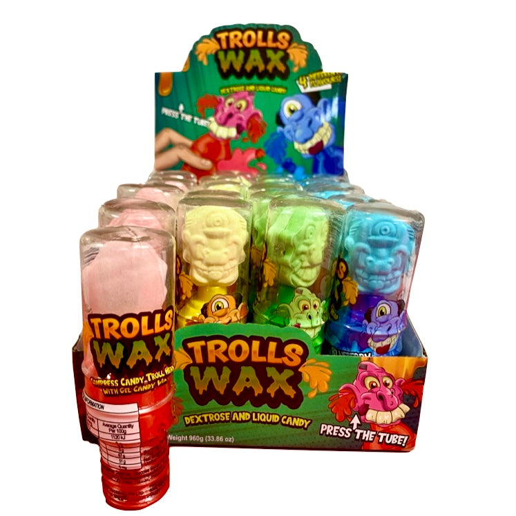 Trolls Wax Dextrose and Liquid Candy