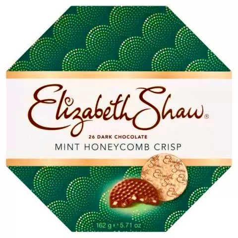 Pre-Order Elizabeth Shaw Dark Chocolate Mint Crisp 162g