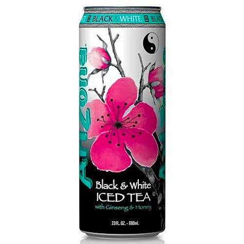 Arizona Black & White Iced Tea (Ginseng & Honey) 680G – The Original Lolly  Store