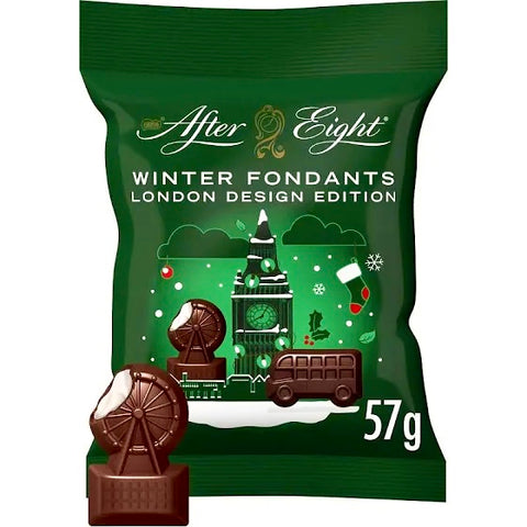 Pre-Order After Eight Winter Fondants Dark Mint Chocolate Bag 57g