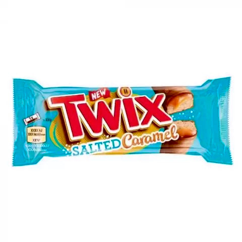 Pre-Order Twix Salted Caramel Biscuit Twin Bars 46g