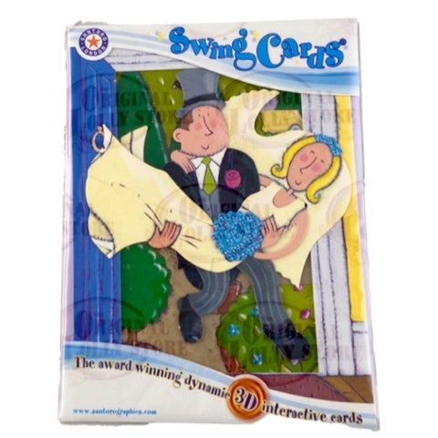Swing Card 3D (Wedding Bride & Groom)