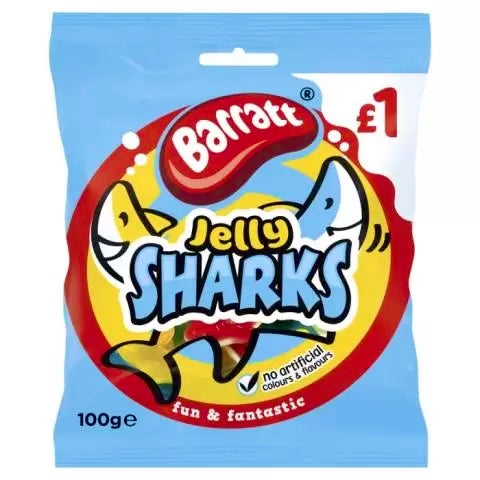 Jelly Sharks Barratt 100g