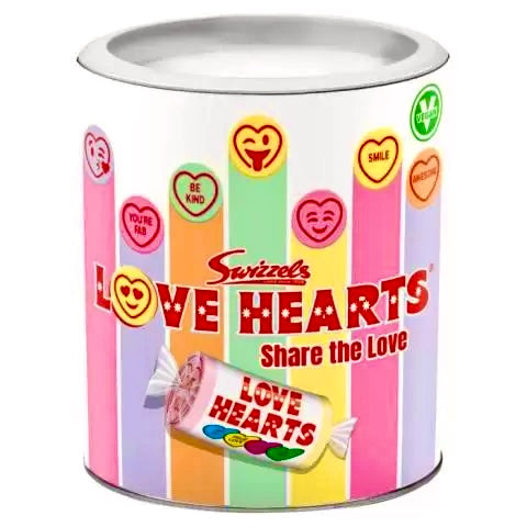 Pre-Order Swizzels Love Heart Gift Drum 200g