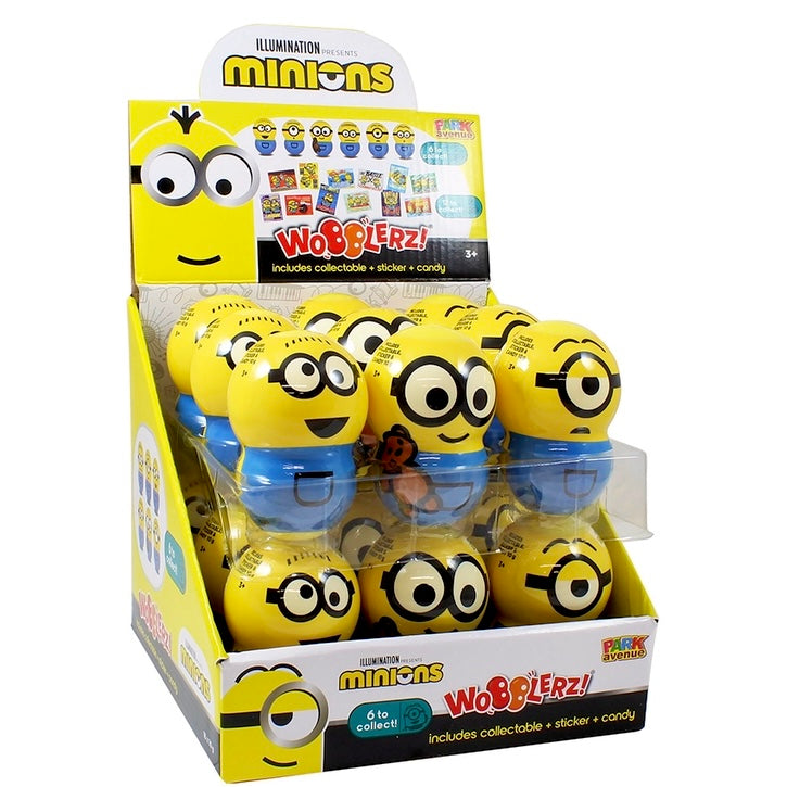 Minions Wobblerz Candy Collection Eggs with Sticker