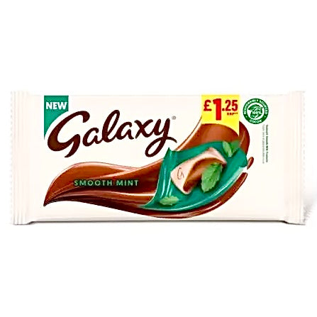 Galaxy Smooth Mint Chocolate Bar 110g