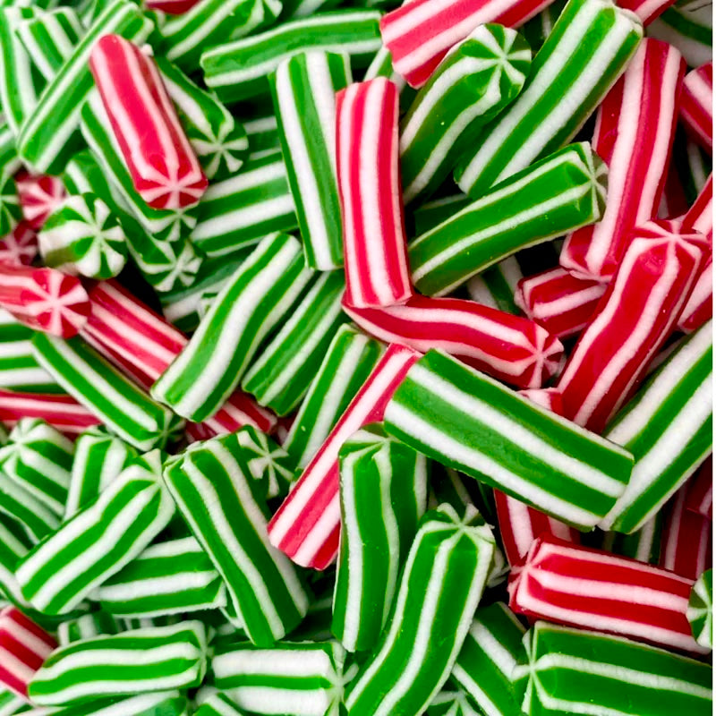 Pre-Order Christmas Green & Red Candy Poles