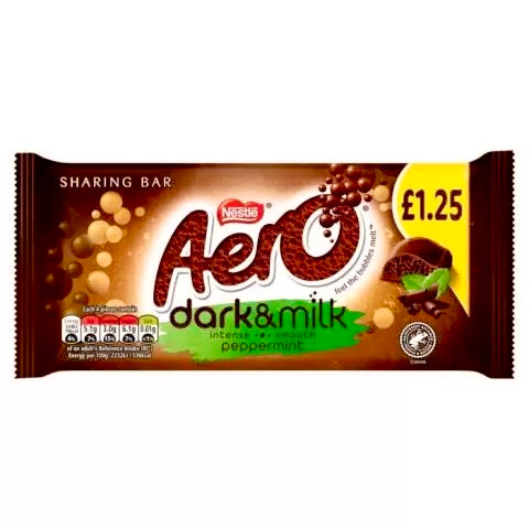 Pre-Order Aero Dark & Milk Peppermint Chocolate Bar 90g