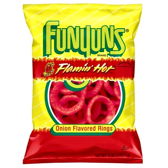 Funyuns Flamin' Hot Onion Flavored Rings 163g