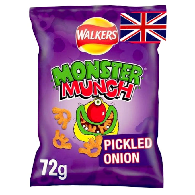 Monster Munch Pickled Onion Snacks  72g UK