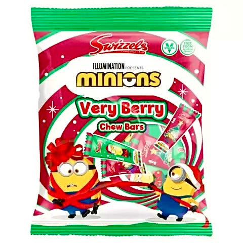 Swizzles Minions Very Berry Chew Bars Bag 140g