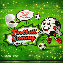Load image into Gallery viewer, Soccer Gummy with Jam Centre
