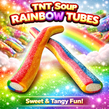 Load image into Gallery viewer, TNT Sour Rainbow Tubes

