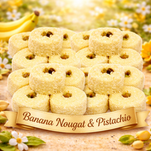 Load image into Gallery viewer, Nougat Wheels - Banana Nougat &amp; Pistachio 2kg
