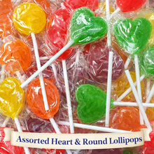 Load image into Gallery viewer, Assorted Heart &amp; Round Lollipops
