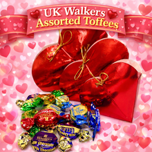 Load image into Gallery viewer, Walker's Nonsuch Assorted Toffees &amp; Eclairs - Heart Gift Box

