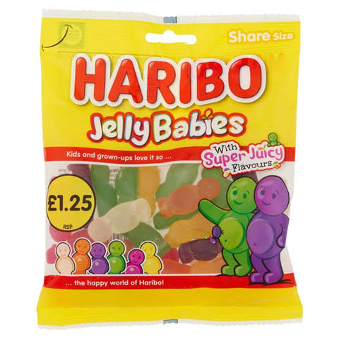 Pre-Order Haribo Jelly Babies Bags 140g